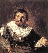 HALS, Frans Portrait of a Man Holding a Book g Spain oil painting artist